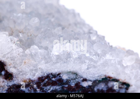 Hochwertige Aurora Rainbow Quartz Cluster aus Indien Stockfoto