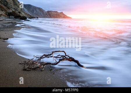 Malerische Seenlandschaft auf Schönheit seacost. Stockfoto