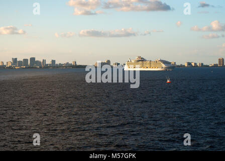 Kreuzfahrt auf dem niew Amsterdam, Karibik Stockfoto