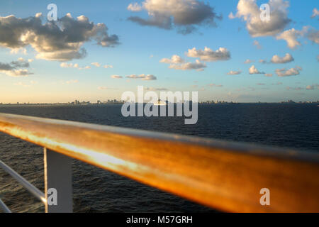 Kreuzfahrt auf dem niew Amsterdam, Karibik Stockfoto