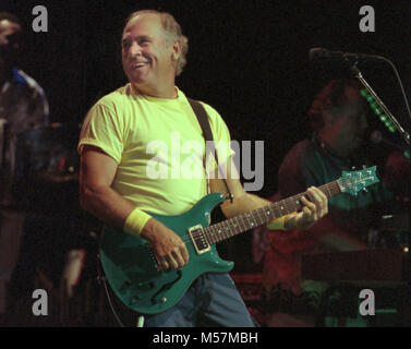 Jimmy Buffett am großen Holz Mansfield Ma (August 1998) Stockfoto