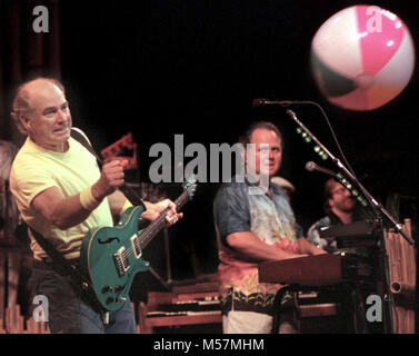 Jimmy Buffett am großen Holz Mansfield Ma (August 1998) Stockfoto