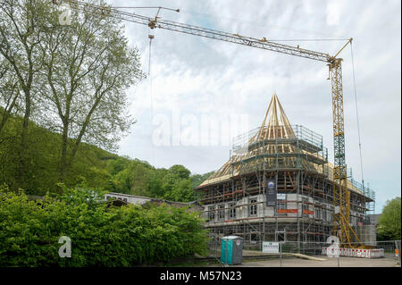 Ehemalige NS-deutschen KZ Neuengamme nebenlager Barkhausen (mit zwei anderen Lagern war es KZ Porta Westaflica) im Hotel Kaiserhof in Barkhausen, in das konvertiert Stockfoto