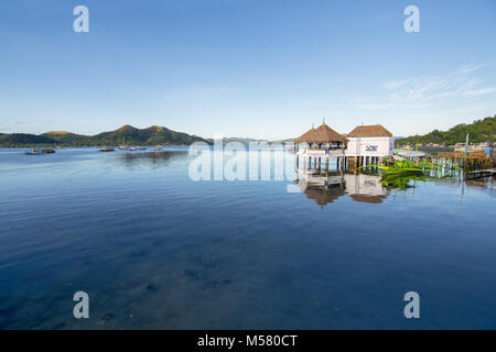 Noch Meer von Coron Hafen von Palawan, Philippinen. Stockfoto