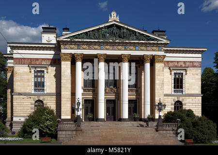 Haus der Immobilien in Helsinki, Finnland. Von 1891, als es errichtet wurde, wurde die drei niemand Fincas der vier Stände des Reiches von Finnland untergebracht, Stockfoto