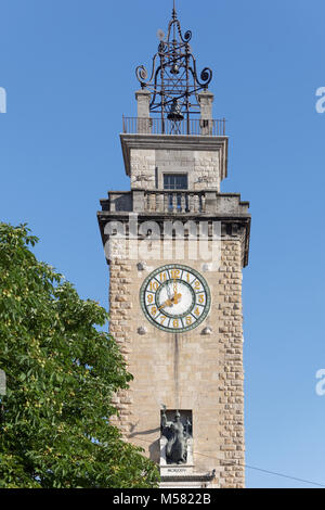 Torre dei Caduti, Memorial Tower in Bergamo, Italien. Der Turm wurde im Gedenken an die Opfer der zahlreichen jungen Männer während die Tannen gefallen Stockfoto