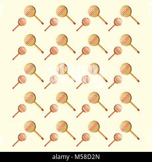 Bunte maracas Hintergrund Stock Vektor