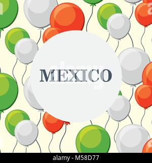 Design von Mexiko Stock Vektor