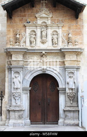 Tür der Kapelle der Katholischen Könige von Granada Kathedrale. Spanien Stockfoto