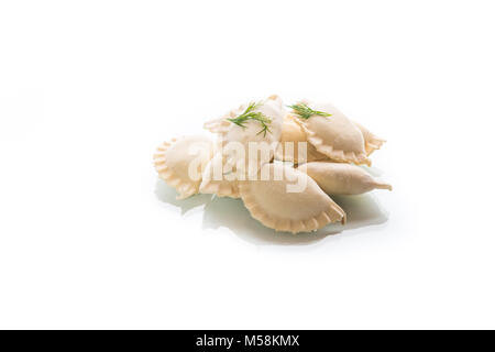 Knödel gefüllt mit Raw Stockfoto