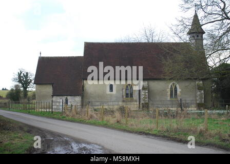 St Leonard's Kirche, Hartley Mauditt Stockfoto