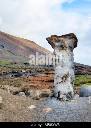 El Mojon vulkanischen Statuen auf der Kanarischen Inseln, Lanzarote Stockfoto