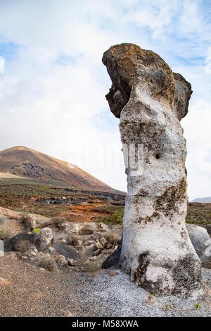 El Mojon vulkanischen Statuen auf der Kanarischen Inseln, Lanzarote Stockfoto