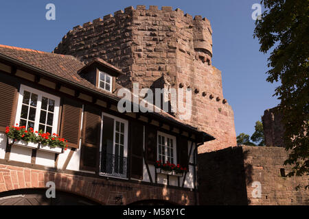 Bergfeste Dilsberg, Neckargemünd, Baden-Württemberg, Deutschland, Europa Stockfoto