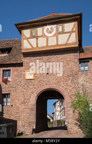 Bergfeste Dilsberg, Neckargemünd, Baden-Württemberg, Deutschland, Europa Stockfoto