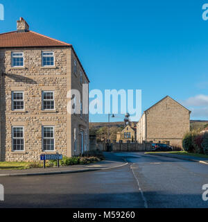 Preisgekrönte Wohnsiedlung am Rande von Ilkley Moor, Scalebor Park in Burley-in-Wharfedale Stockfoto