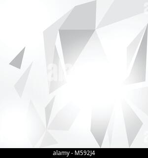 Zusammenfassung von Dreiecken, die schwarzen und weißen Hintergrund. Vector Illustration EPS 10. Stock Vektor