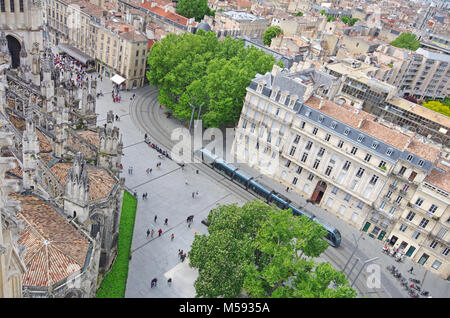 Ansicht der Stadt Bordeaux, Europa, Frankreich Stockfoto