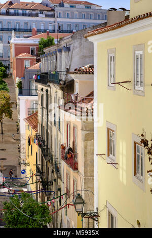 Barrio Alto Nachbarschaft, Lissabon, Portugal Stockfoto