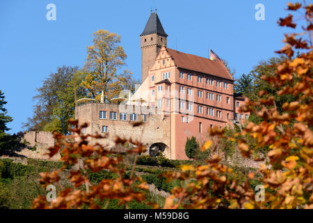 Hirschhorn am Neckar, Baden-Württemberg, Deutschland Stockfoto