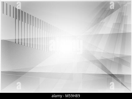 Dreieck und Geraden grau geometrische Abstract background Vektor Stock Vektor