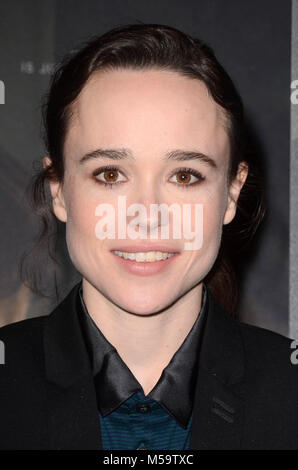 West Hollywood, CA. 20 Feb, 2018. Ellen Page in der 'Geheilt' Los Angeles Special Screening, AMC Dine-In Sonnenuntergang 5, West Hollywood, CA. 20. Februar 2018. Quelle: David Edwards/Medien Punch/Alamy leben Nachrichten Stockfoto