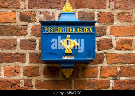 Alte deutsche Postbox, Deutschland Stockfoto