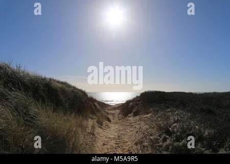 Camber Sands, Rye, East Sussex, England, Großbritannien, USA, UK, Europa Stockfoto