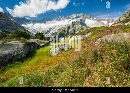 Dammastock, 3630 m, Göscheneralp, Uri, Schweiz Stockfoto