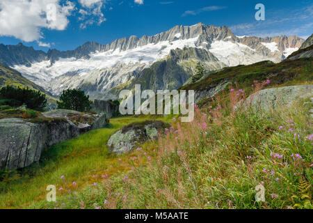 Dammastock, 3630 m, Göscheneralp, Uri, Schweiz Stockfoto