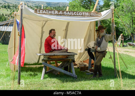 USA, Nordamerika, Rocky Mountains, Montana, Nevada City Ghost Town, Gold Rush Stockfoto