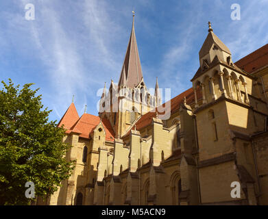 Die Kathedrale von Notre Dame in Lausanne, Schweiz Stockfoto