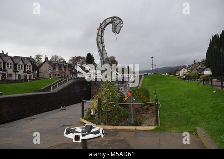 "Helix neue Bike'' Aufbau Digital' 'Park' 2 Falkirk ''Scotland', Stockfoto