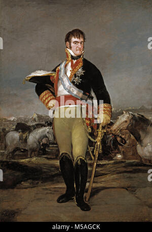 Francisco de Goya - Fernando VII im camp Stockfoto