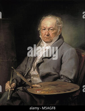 Vicente López Portaña der Maler Francisco de Goya Stockfoto