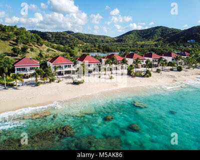 Galley Bay Beach Resort und Spa, Antigua Stockfoto