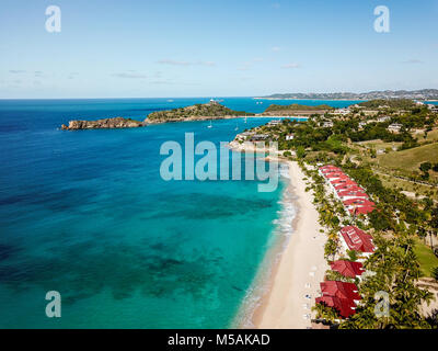 Galley Bay Beach Resort und Spa, Antigua Stockfoto