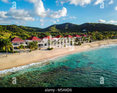 Galley Bay Beach Resort und Spa, Antigua Stockfoto