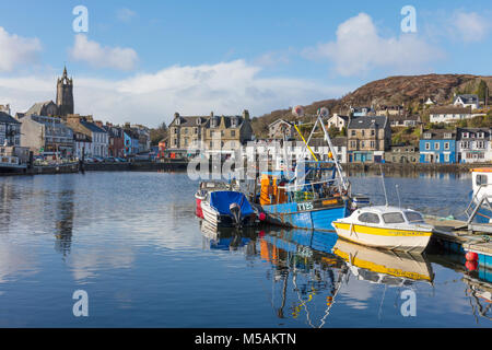 Tarbert, Winter, Argyll und Bute, West Schottland, Vereinigtes Königreich, Großbritannien Stockfoto