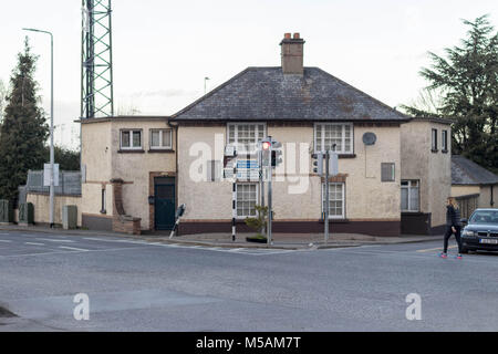 Ein Bild von stepaside Garda Station, Dublin. Irland. Die Station ist derzeit geschlossen. Stockfoto