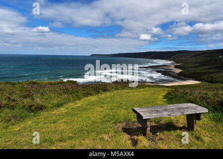 Unbegrenzte atemberaubende Szenen, Hunderte von Fotos auf der Ikonischen lange Distanz Great Ocean Walk, Apollo Bay, Victoria, Australien Stockfoto