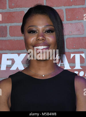 Los Angeles, CA, USA. Februar 2018. 19. Februar 2018 – Los Angeles, Kalifornien – Gail Bean. FX's ''Atlanta Robbin'' Saison LA Premiere im ACE Hotel. Foto: Birdie Thompson/Admedia Stockfoto
