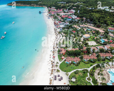 Dickenson Bay Beach, Antigua Stockfoto