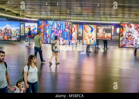 Buenos Aires Argentinien,Centro Cultural Kirchner CCK,Kulturzentrum,innen,Gaby Herbstein La Diablada zeitgenössische Fotografie,Ausstellungsausstellungen Stockfoto