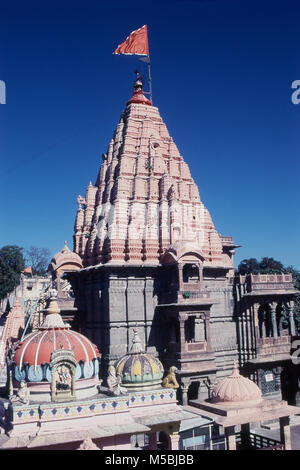 Mahakaleshwar-Tempel, Mahakaleshwar Jyotirlinga, Hindu-Tempel, Ujjain, Madhya Pradesh, Indien Stockfoto