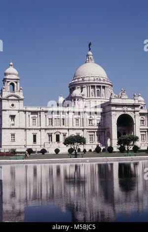 Victoria Memorial Hall in Kalkutta, West Bengal, Indien Stockfoto