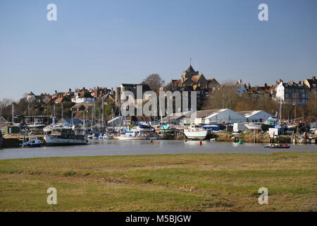 Roggen aus nördlich des Flusses Rother, East Sussex, England, Großbritannien, USA, UK, Europa Stockfoto