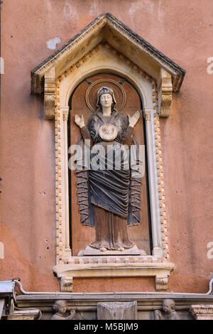 Antike Architektur des historischen Zentrums von Venedig, Italien Stockfoto