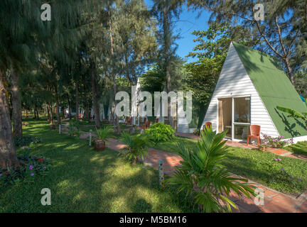 Saigon Côn Đảo Resort am Strand. Con Dao Insel, Ba Ria Vung Tau, Vietnam Stockfoto