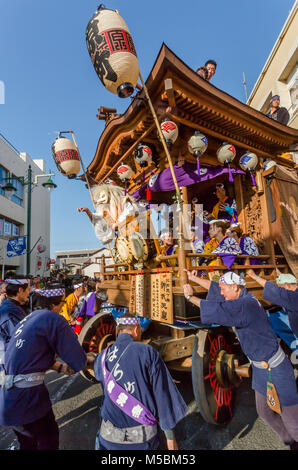 Japan, Saitama Provinz, Stadt, Hanno Hanno Festival Stockfoto